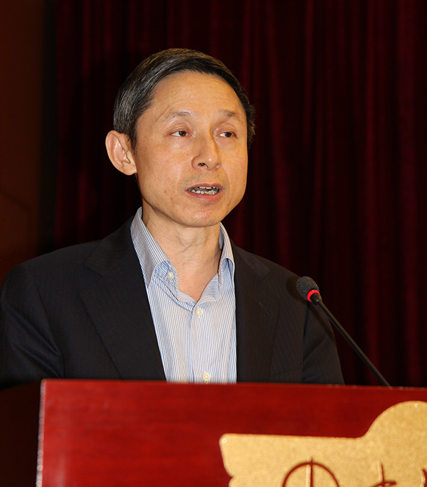 中鐵上海工程局集團有限公司總經(jīng)理孔遁發(fā)表演講