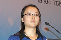 四川鷗鵬建筑工程有限公司總經(jīng)理助理吳玉瑩做題為《個性定制信息化》的演講