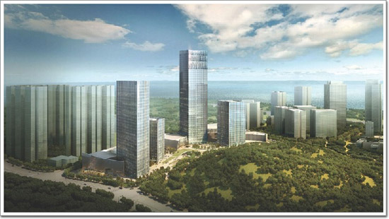 福建最大金融綜合體——江河承建“海西金谷廣場(chǎng)”幕墻工程預(yù)計(jì)明年完工 