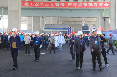鄭州市東三環(huán)（107輔道）快速化工程PPP項目現場觀摩