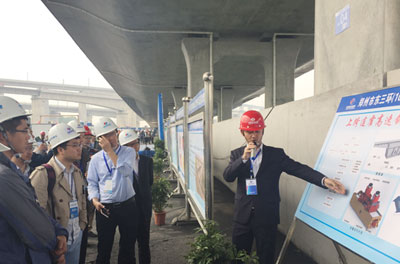 鄭州市東三環(huán)（107輔道）快速化工程PPP項目現場觀摩