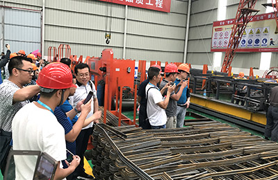 中鐵大橋局武漢青山長江大橋項目觀摩現(xiàn)場