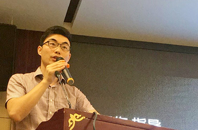 江蘇樂建網(wǎng)絡科技有限公司商務總監(jiān)趙晨介紹、演示相關產(chǎn)品